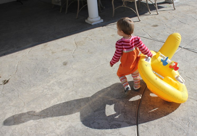 Pool toys in November Pool toys in November? Of Course!